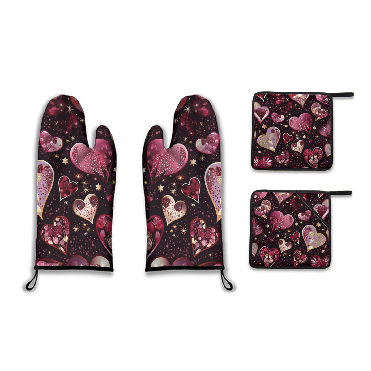 Hearts Pot Holder Set