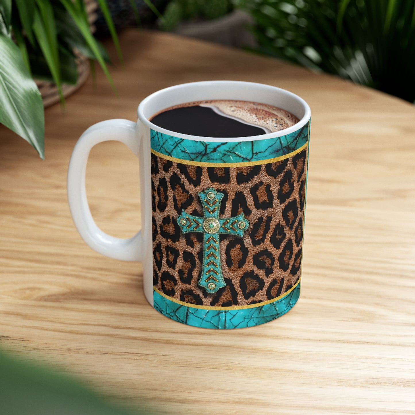 Western Cross Ceramic Mug 11oz