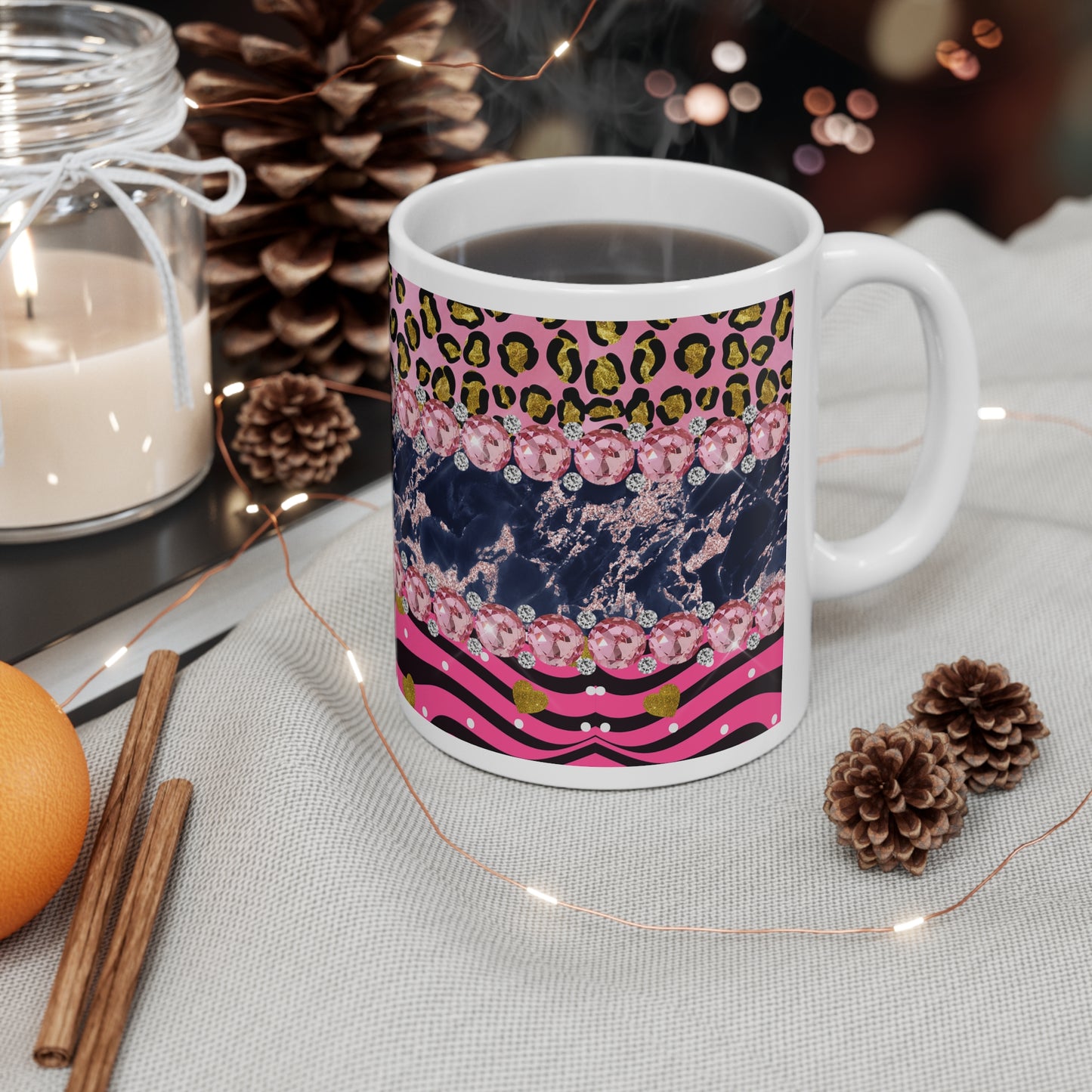 Animal Print Ceramic Mug 11oz