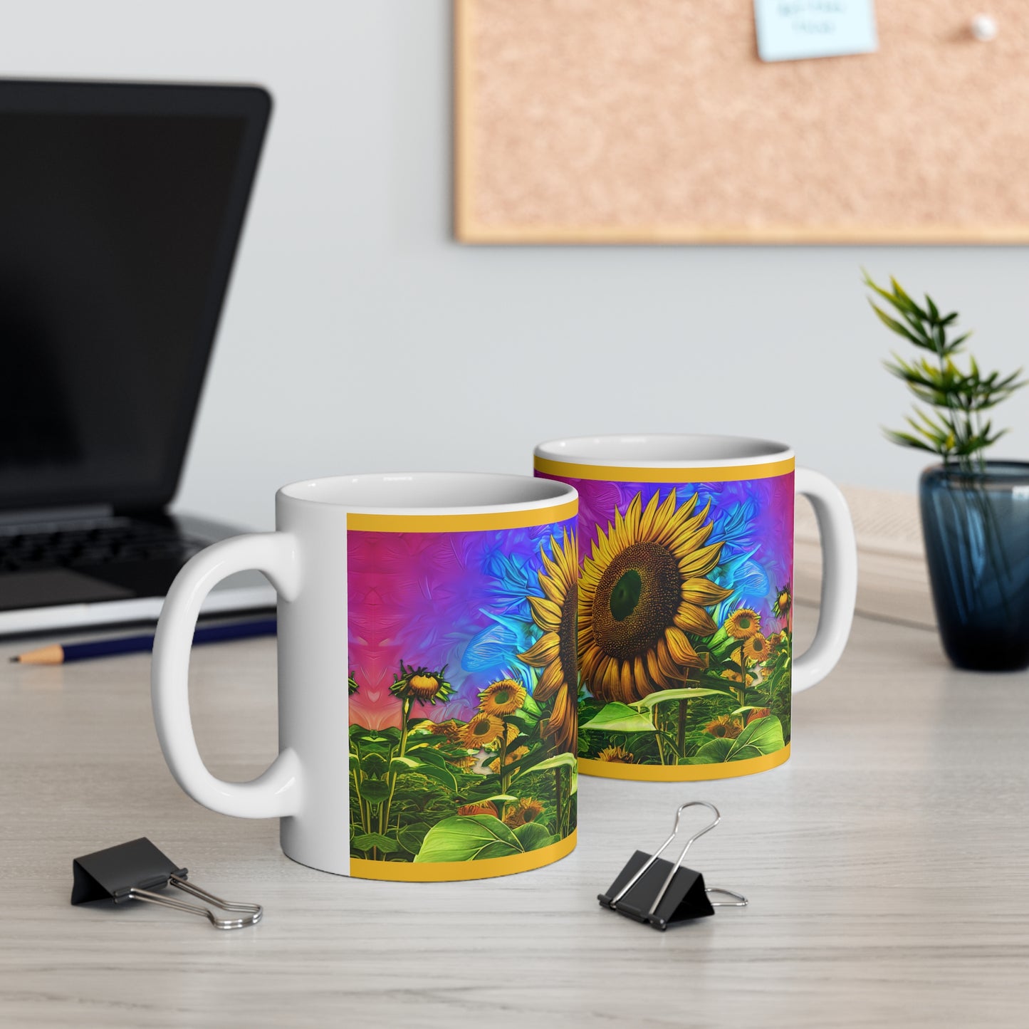 Sunflowers Ceramic Mug 11oz