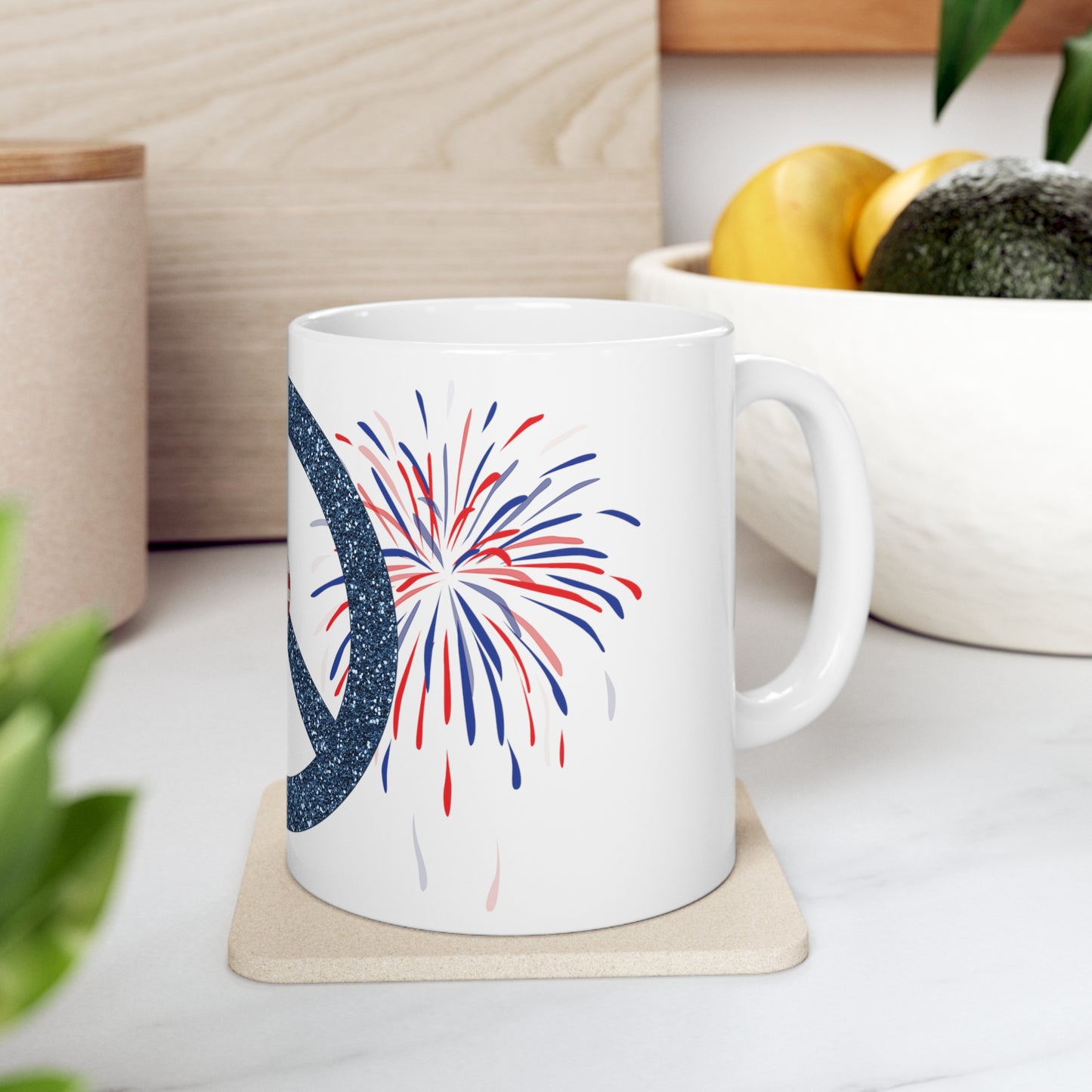 Patriotic Peace Ceramic Mug 11oz