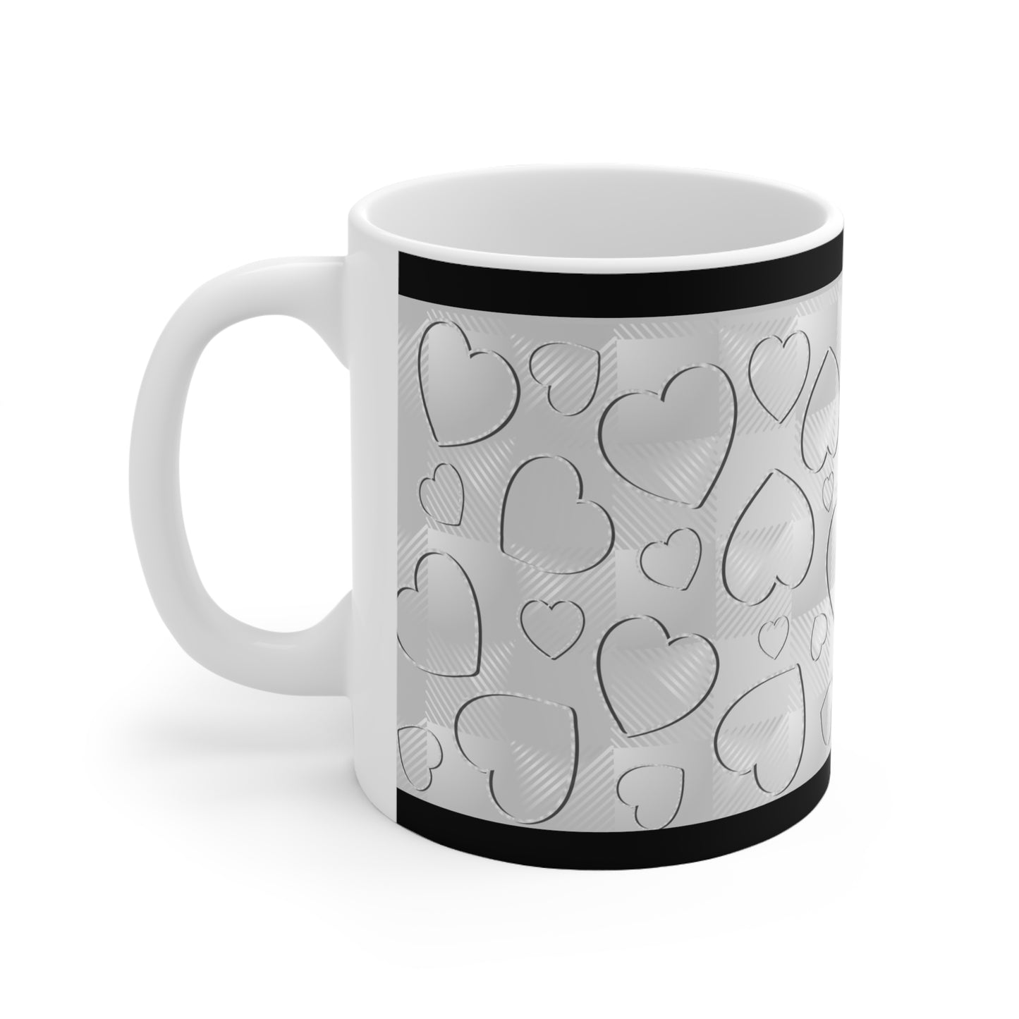 Buffalo Hearts Ceramic Mug 11oz