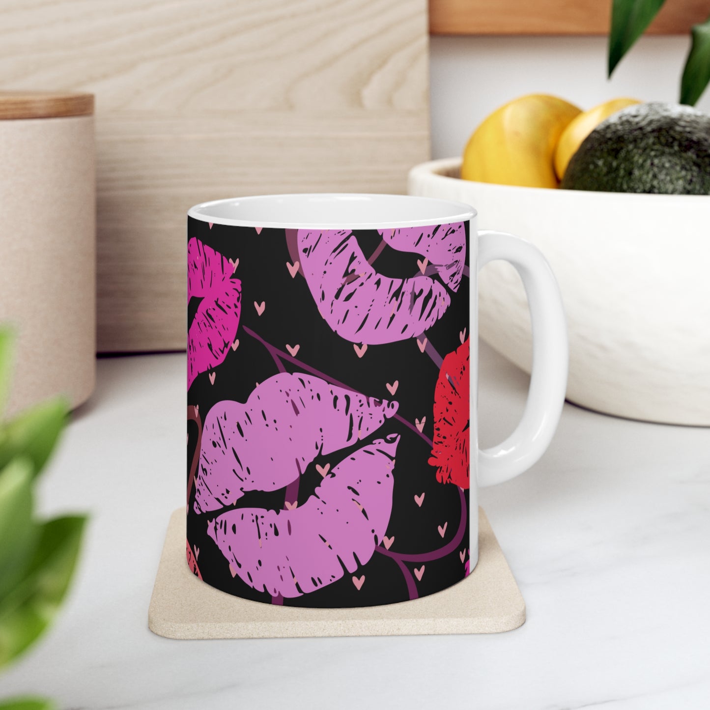 Lips Ceramic Mug 11oz