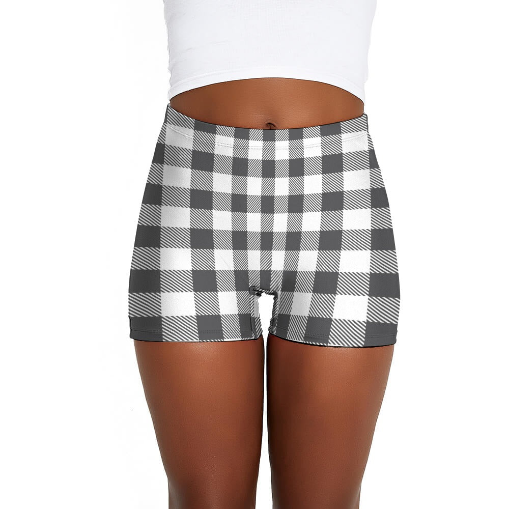 BW Plaid Ladies Shorts