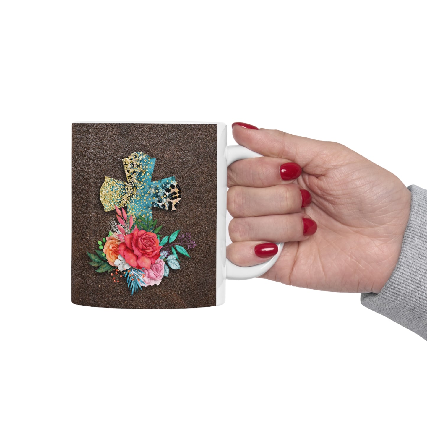Cross Ceramic Mug 11oz