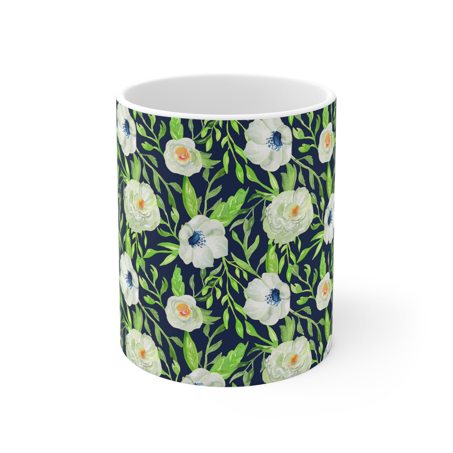 Floral Ceramic Mug 11oz