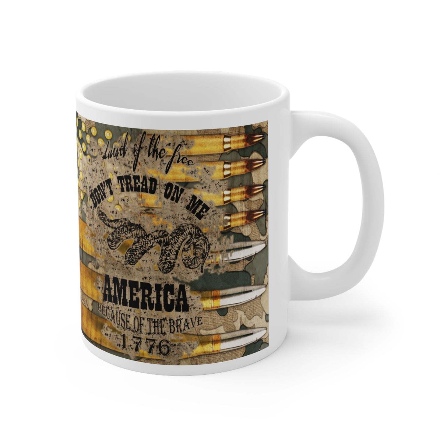Don't Tread on Me Ceramic Mug 11oz