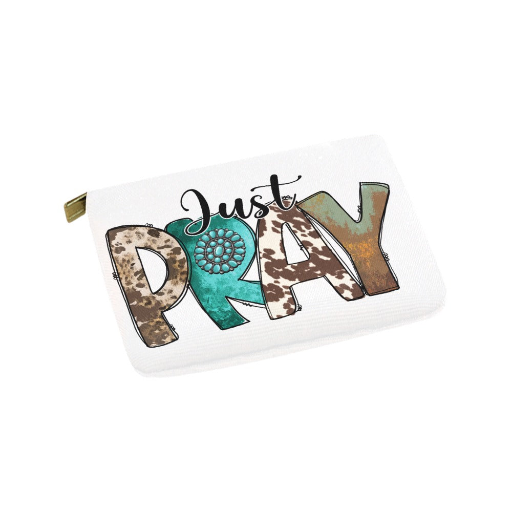 Just Pray Small Carry-All Pouch