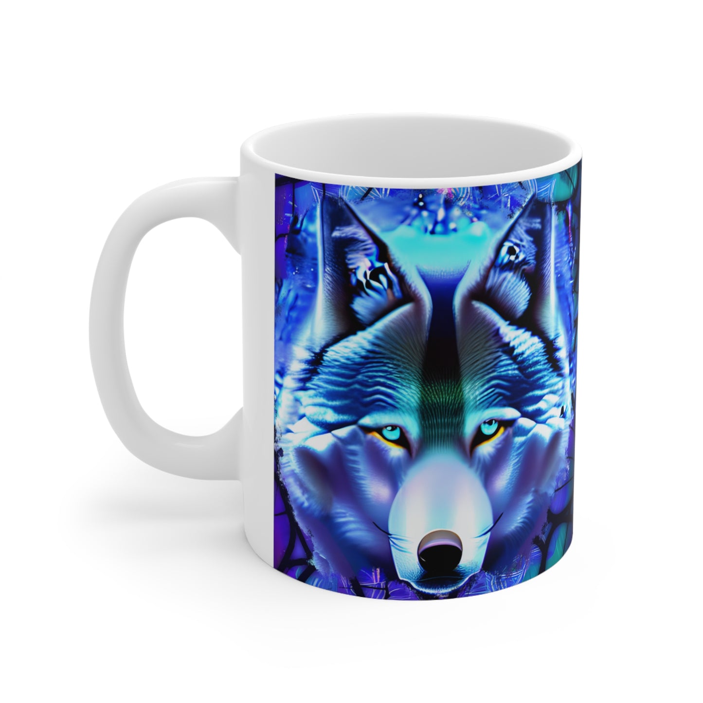 Wolf Ceramic Mug 11oz