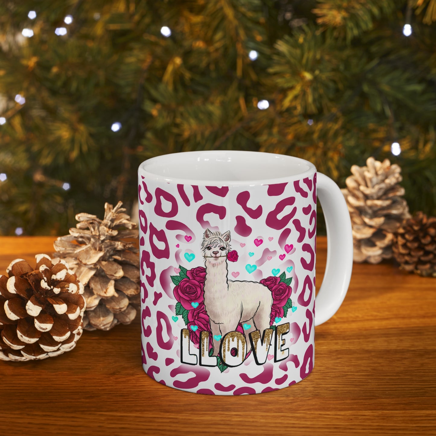 Llama Llove Ceramic Mug 11oz