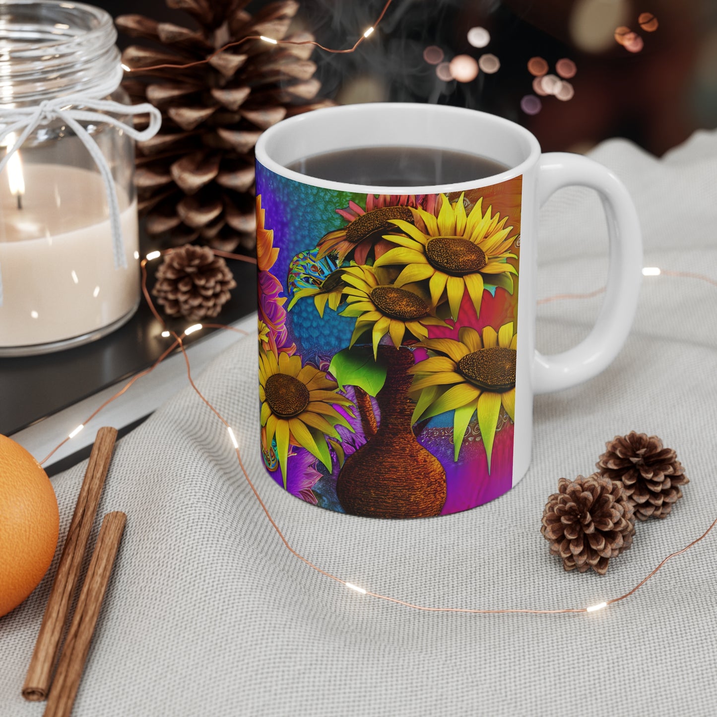 Sunflower Ceramic Mug 11oz