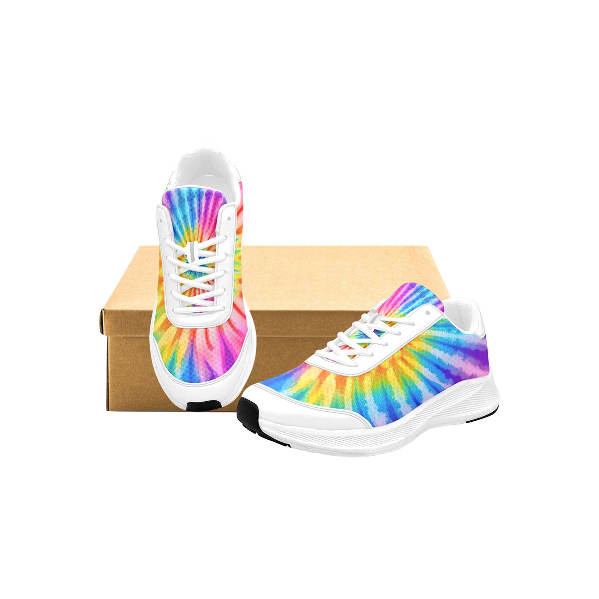 Tie Dye Women's Mudguard Running Shoes
