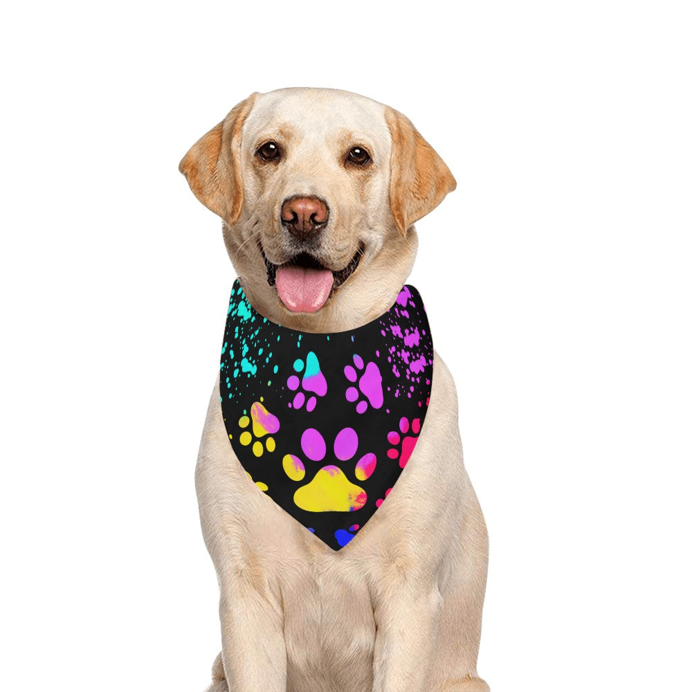 Paw Print Dog Bandana