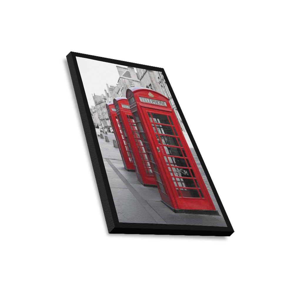 Red Collection Framed Canvas Print