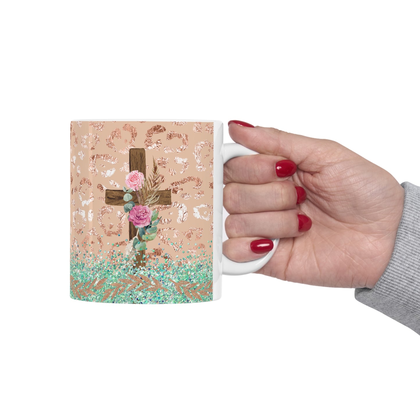 Cross Ceramic Mug 11oz