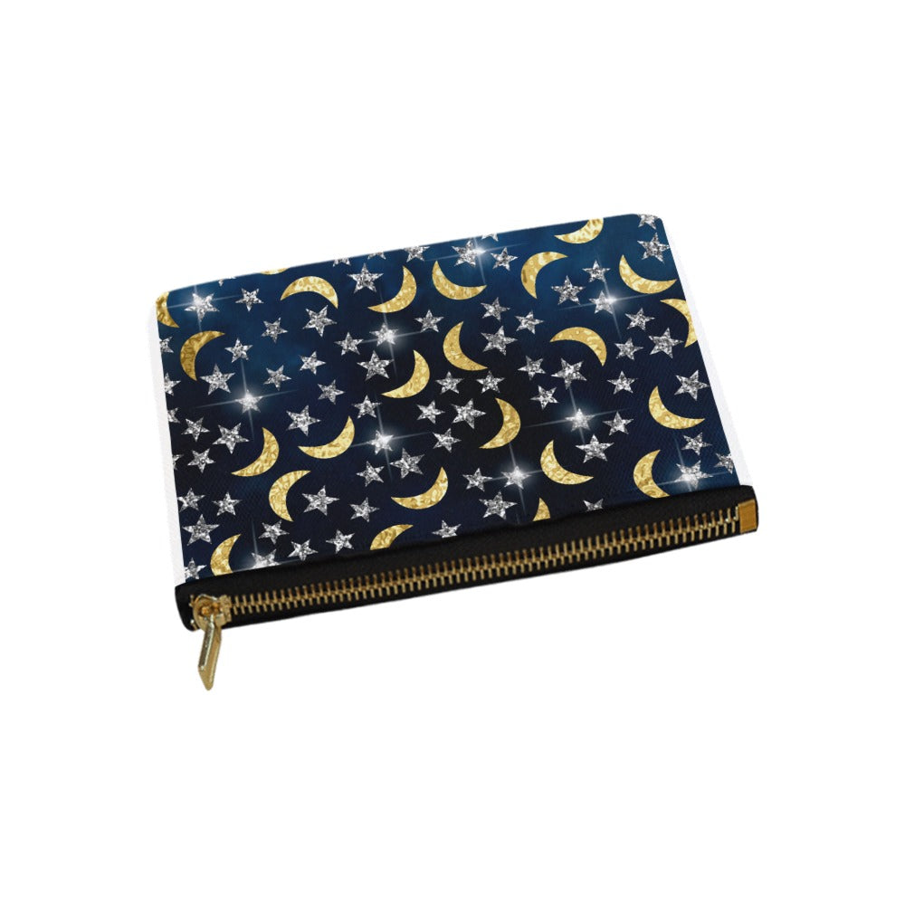 Moon and Stars Small Carry-All Pouch