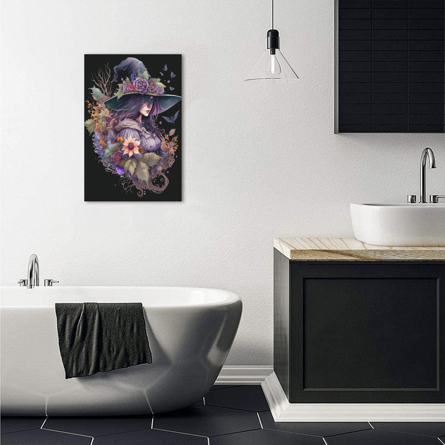 Witch Frame Canvas Print