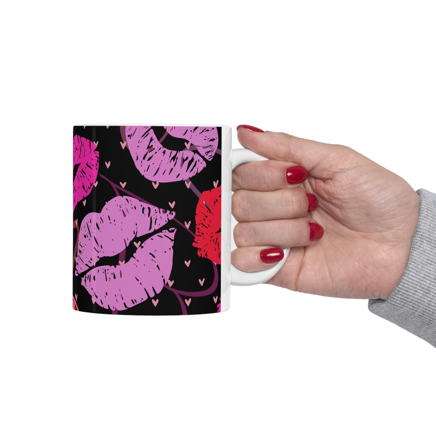 Lips Ceramic Mug 11oz