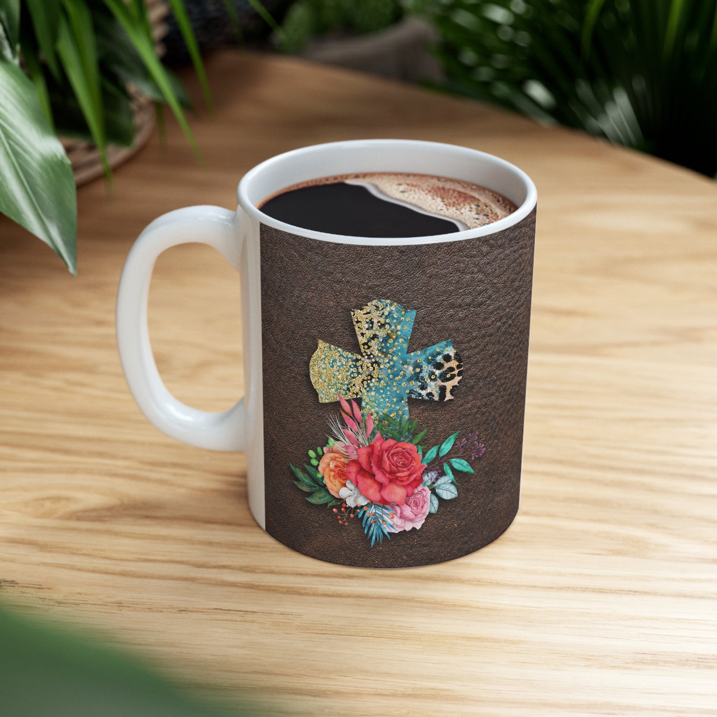 Cross Ceramic Mug 11oz