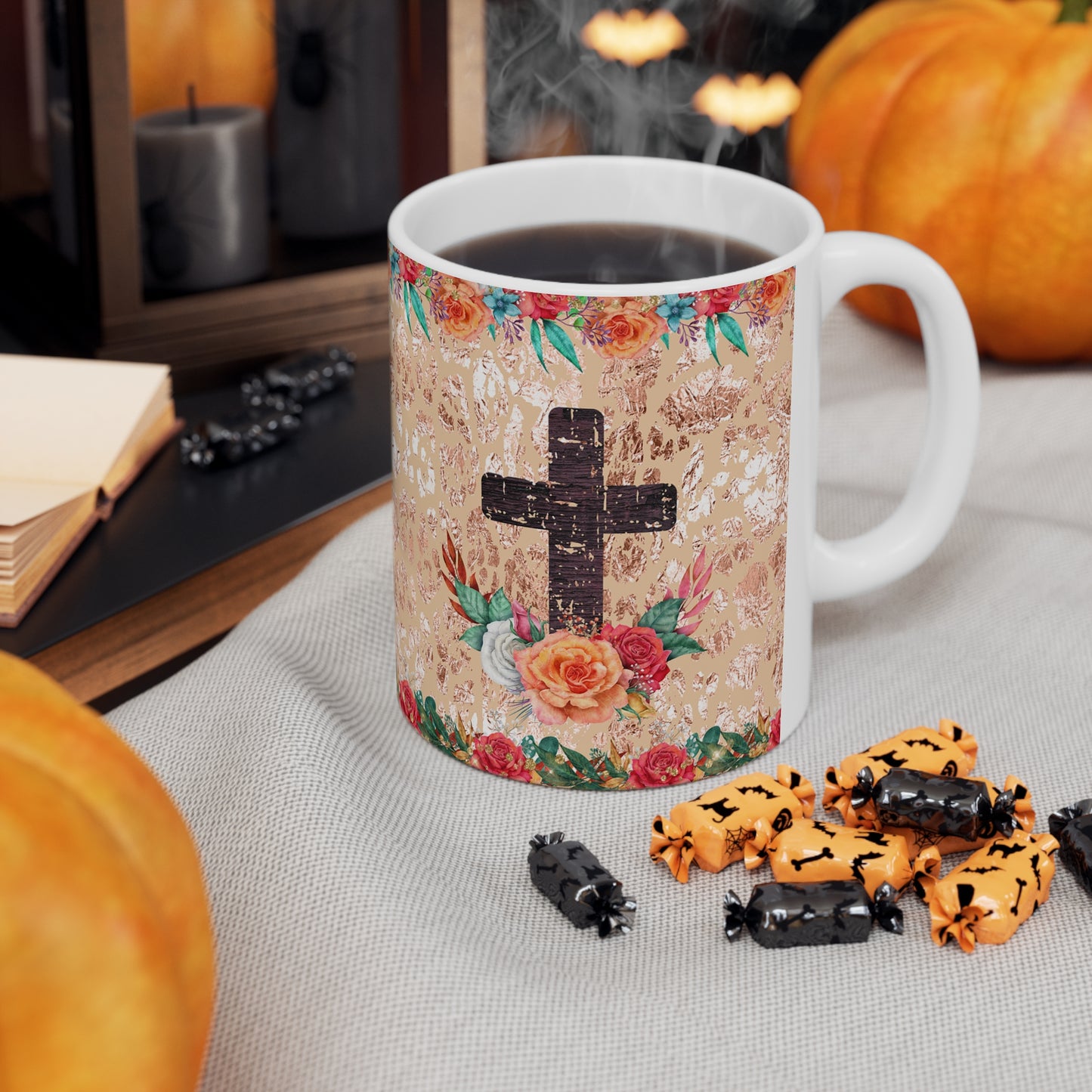 Cross Ceramic Mug 11oz