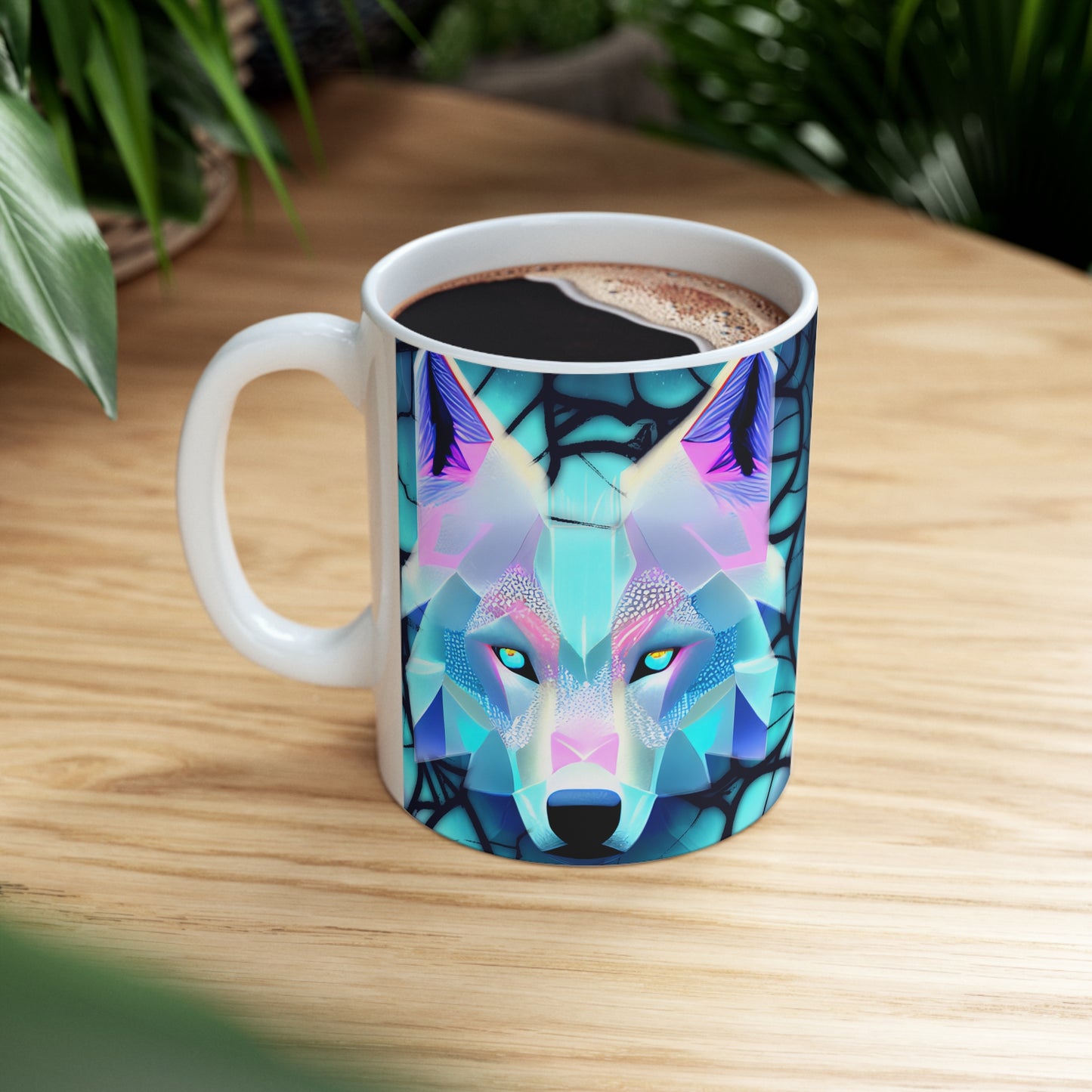 Wolf Ceramic Mug 11oz
