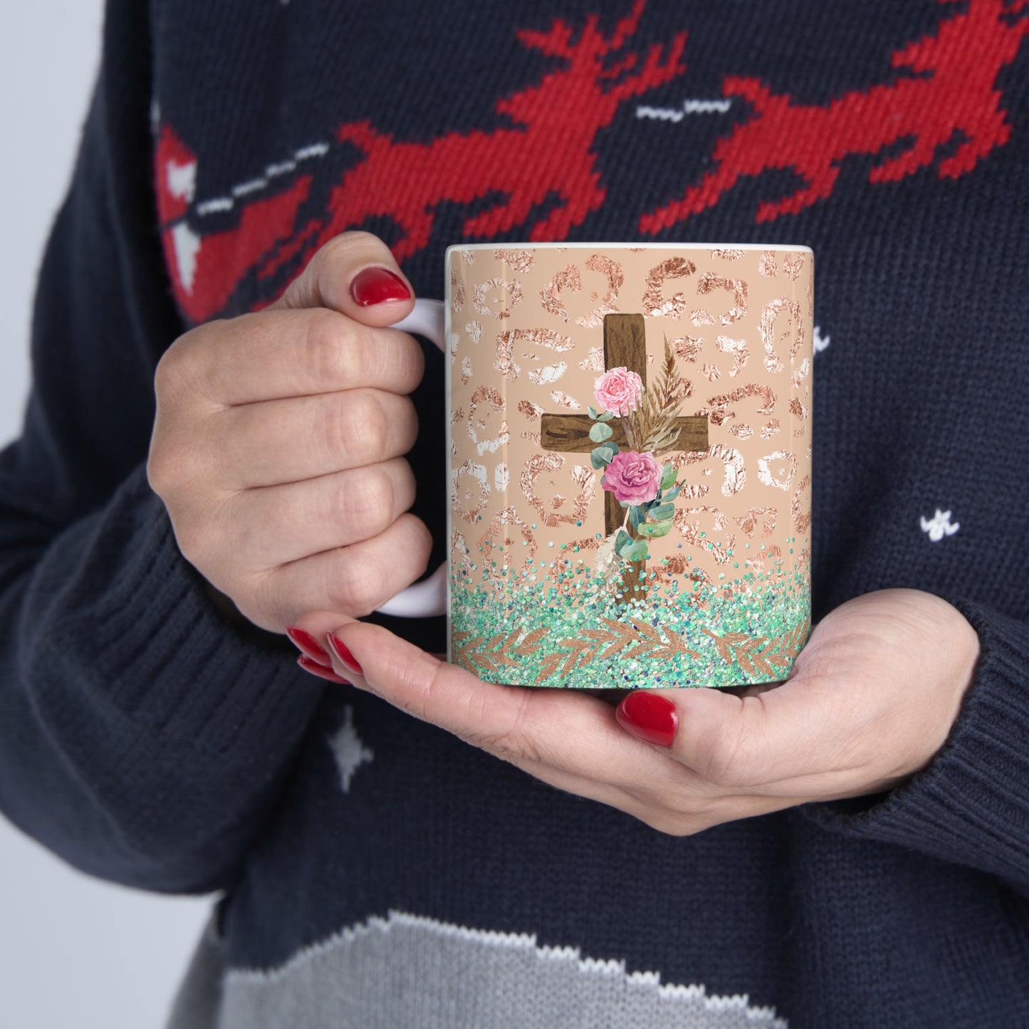 Cross Ceramic Mug 11oz