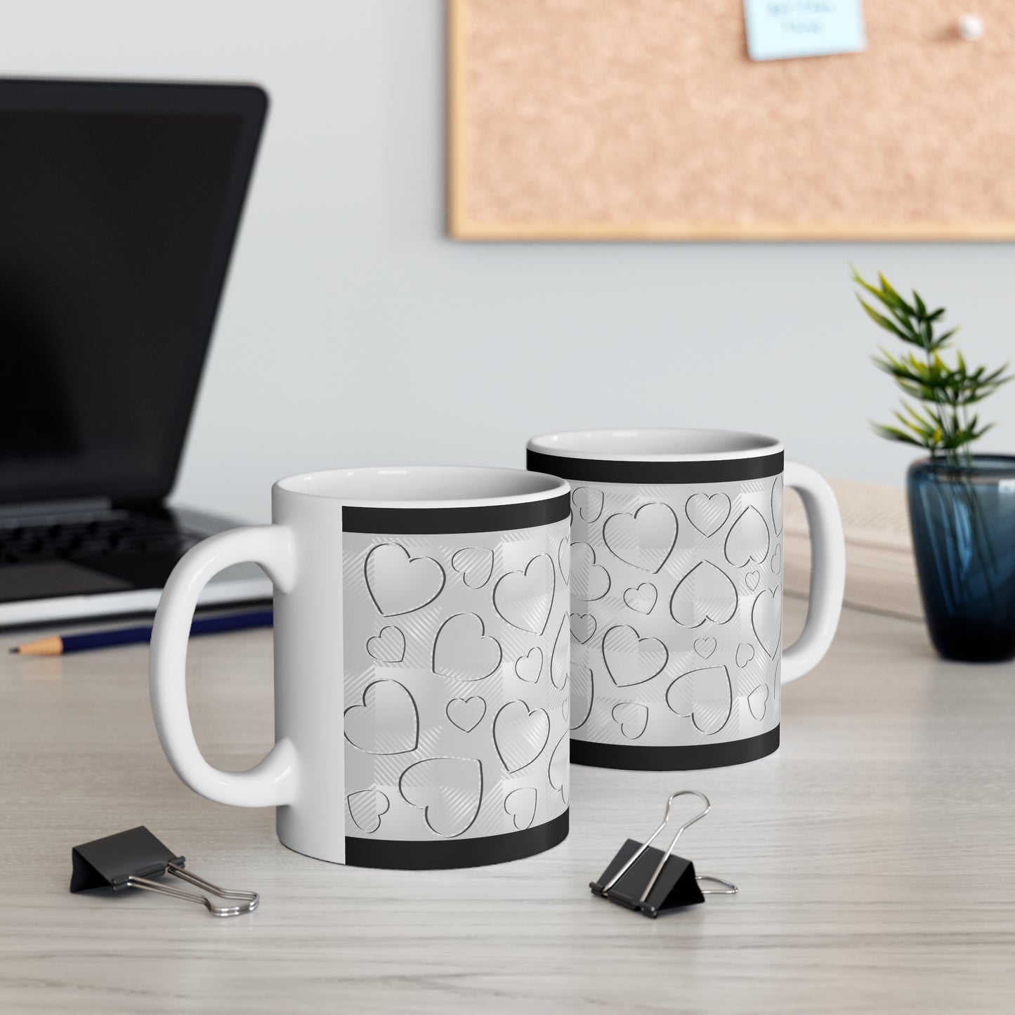 Buffalo Hearts Ceramic Mug 11oz