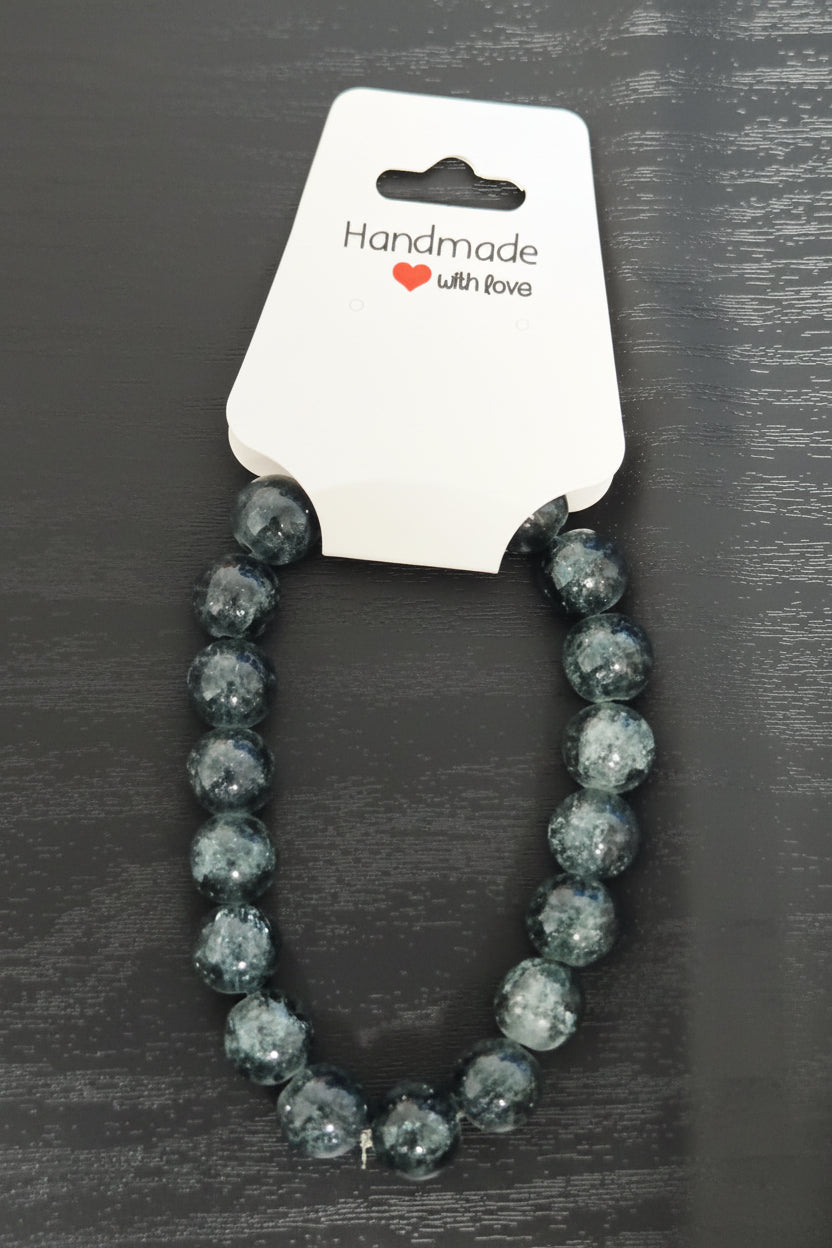 Green Crackle Quartz Bracelet