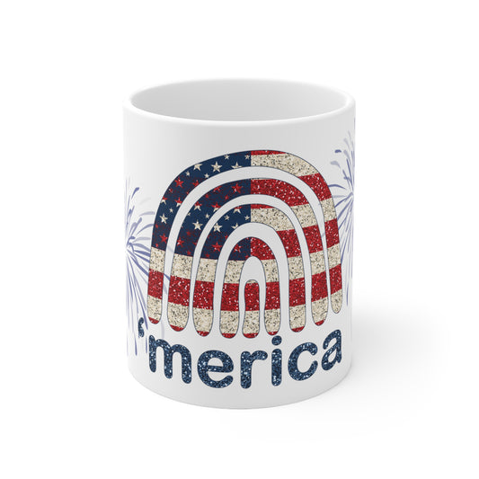 Merica Ceramic Mug 11oz