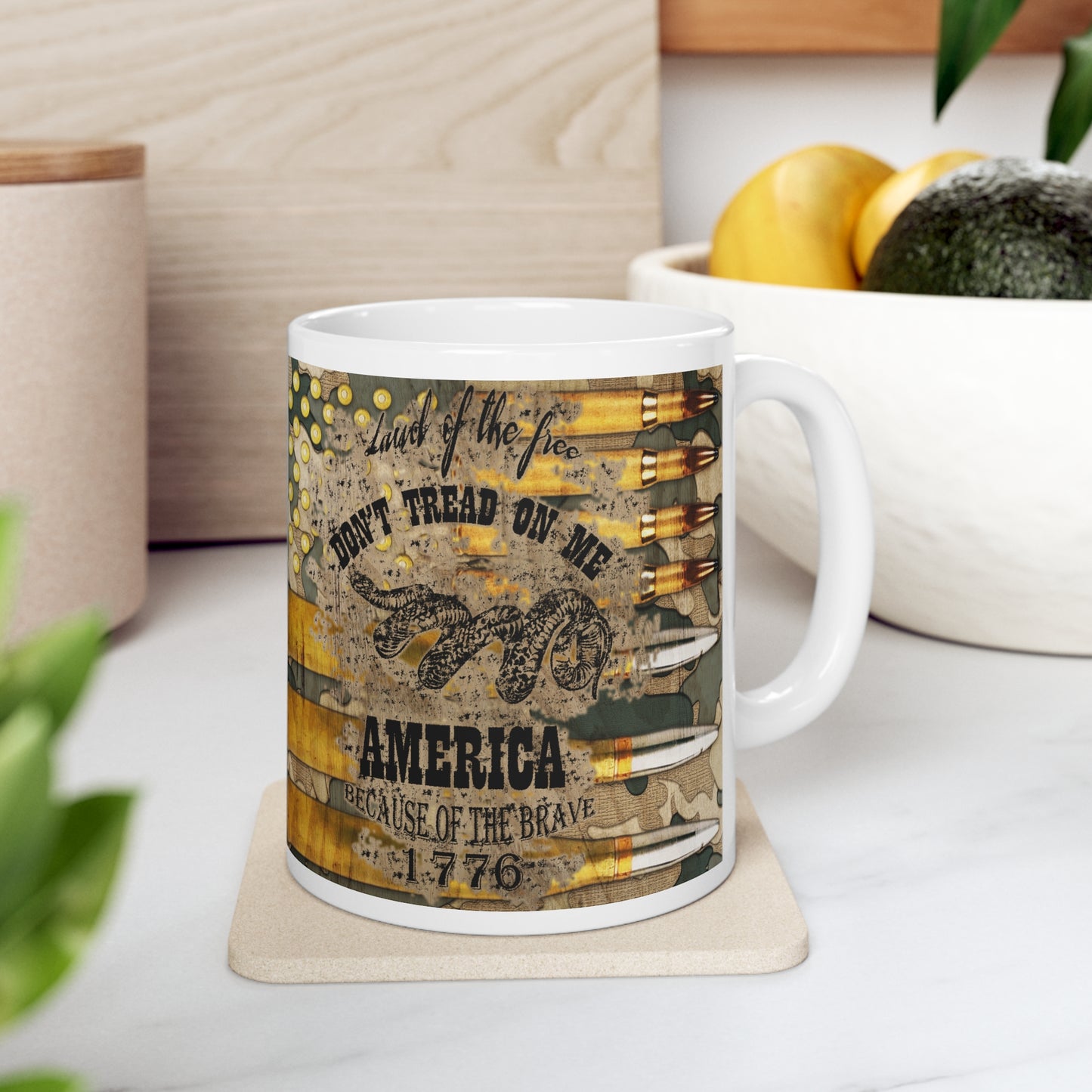 Don't Tread on Me Ceramic Mug 11oz