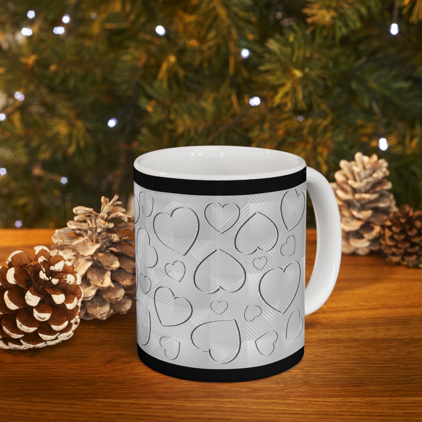 Buffalo Hearts Ceramic Mug 11oz