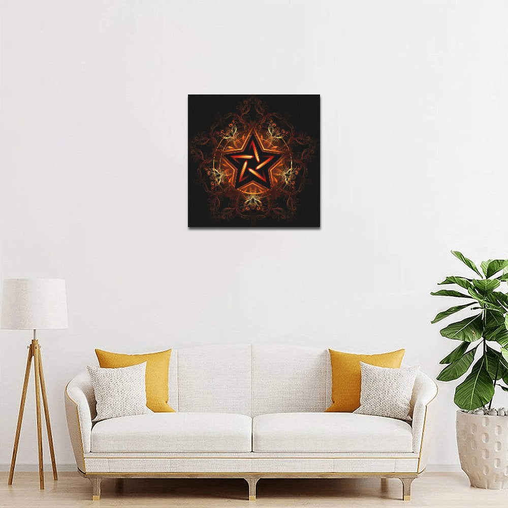 Earth Air Water Spirit Fire Canvas Print