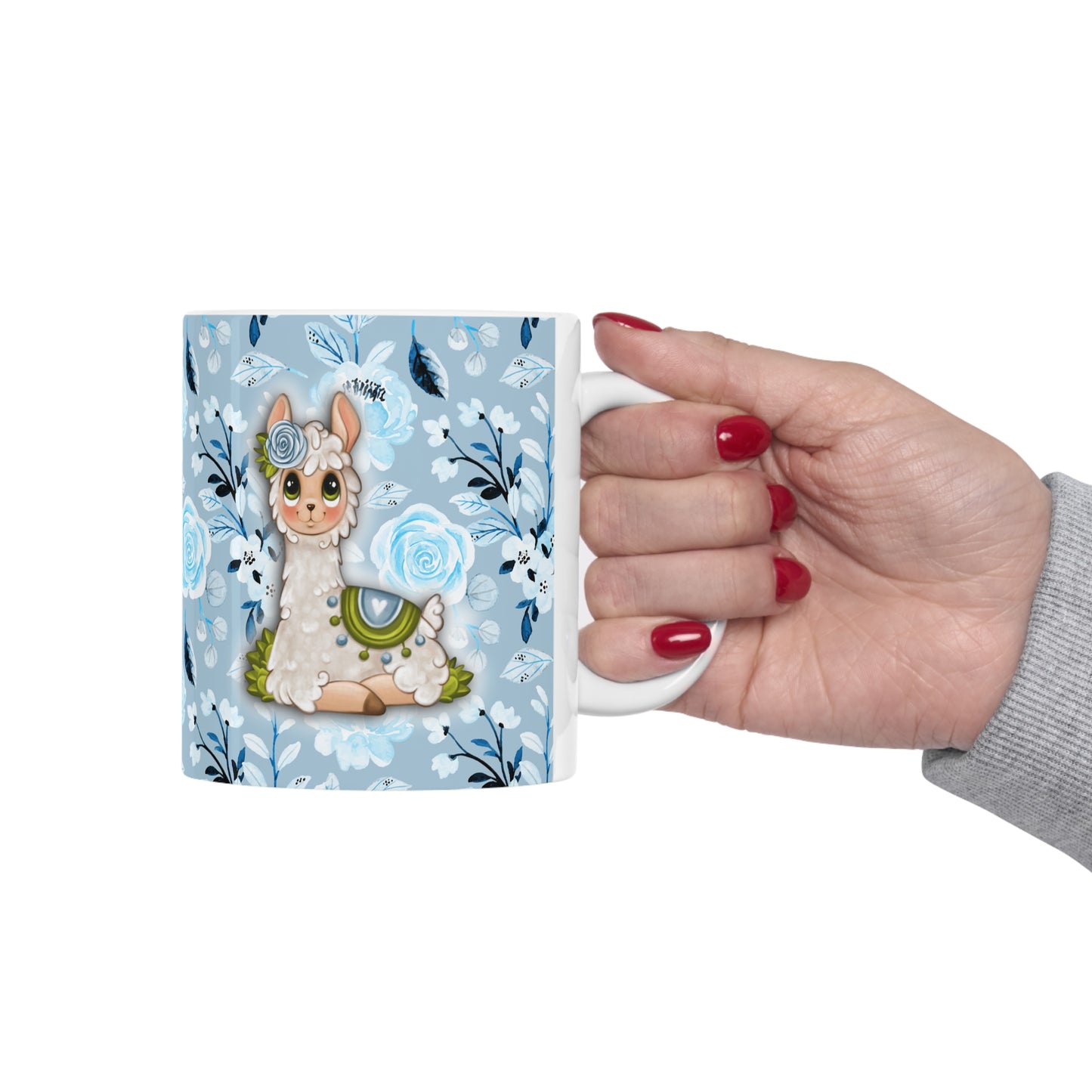 Adorable Llama Ceramic Mug 11oz