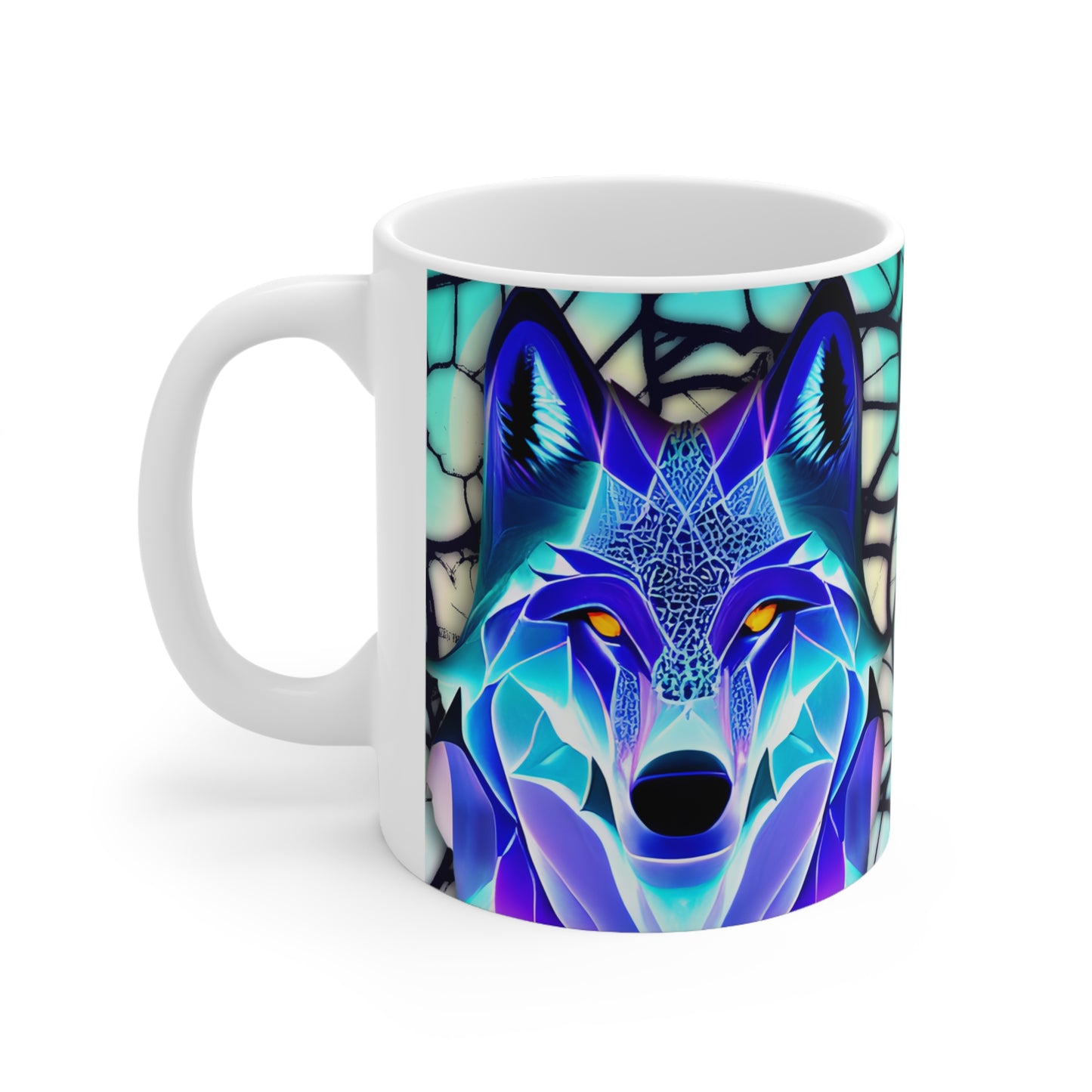 Wolf Ceramic Mug 11oz