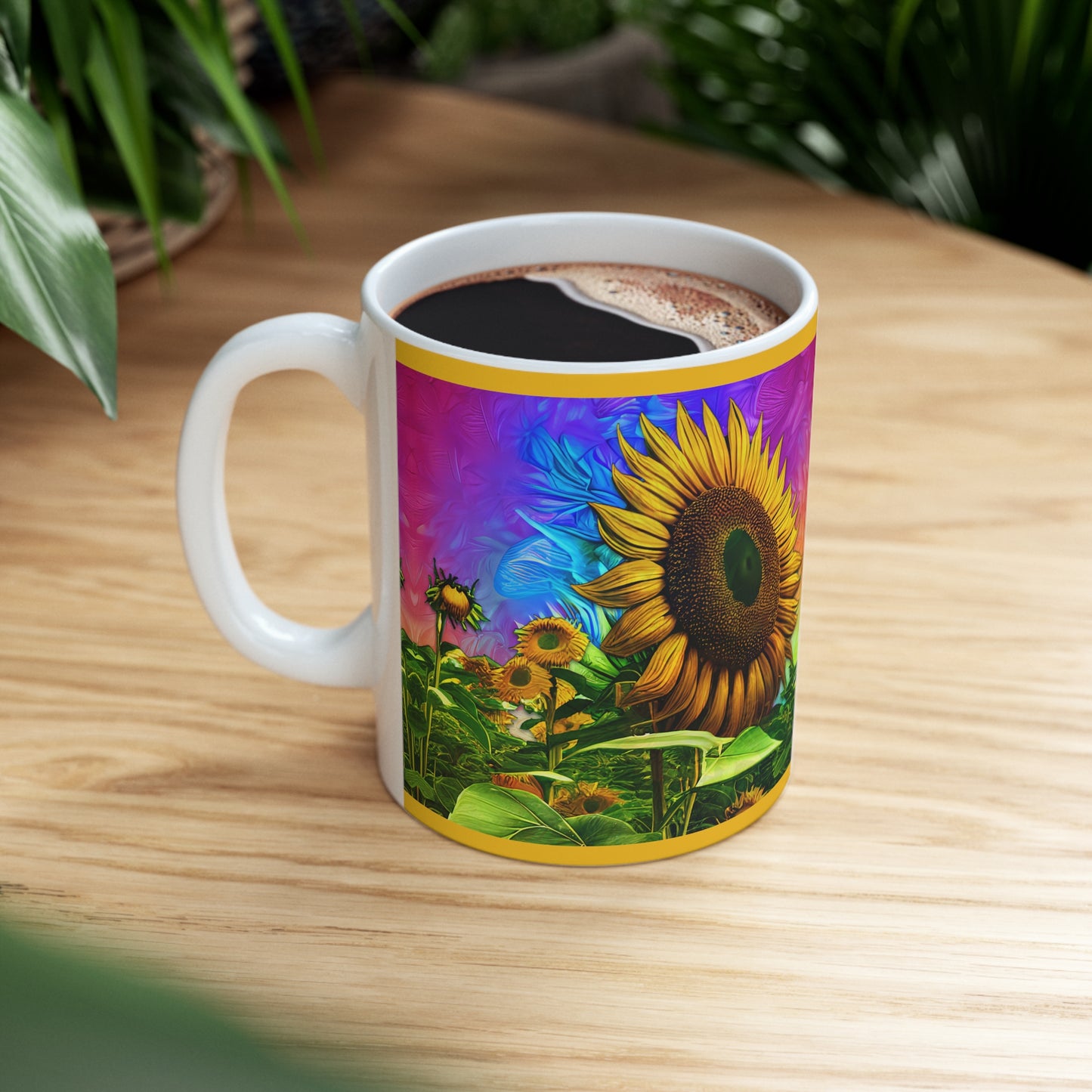 Sunflowers Ceramic Mug 11oz