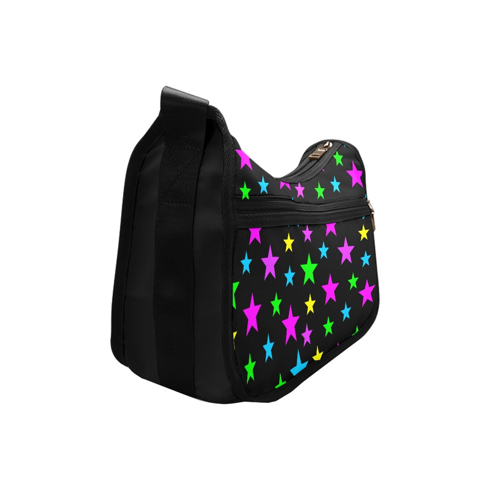 Neon Stars Shoulder Bag