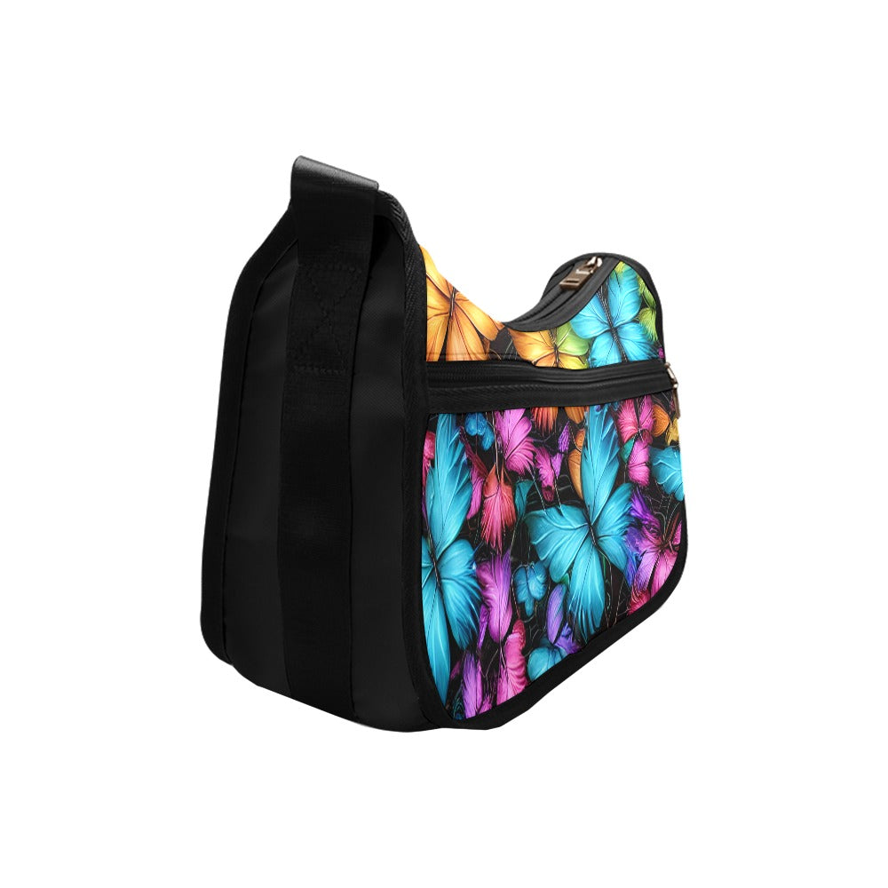 Colorful Butterfly Shoulder Bag