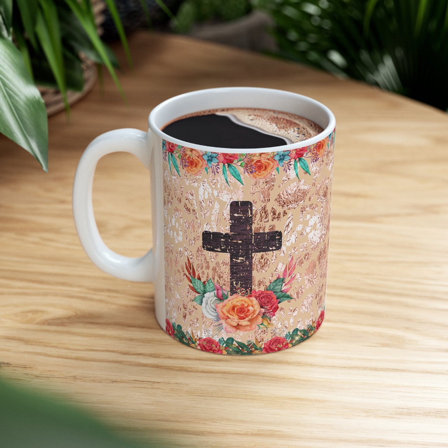 Cross Ceramic Mug 11oz