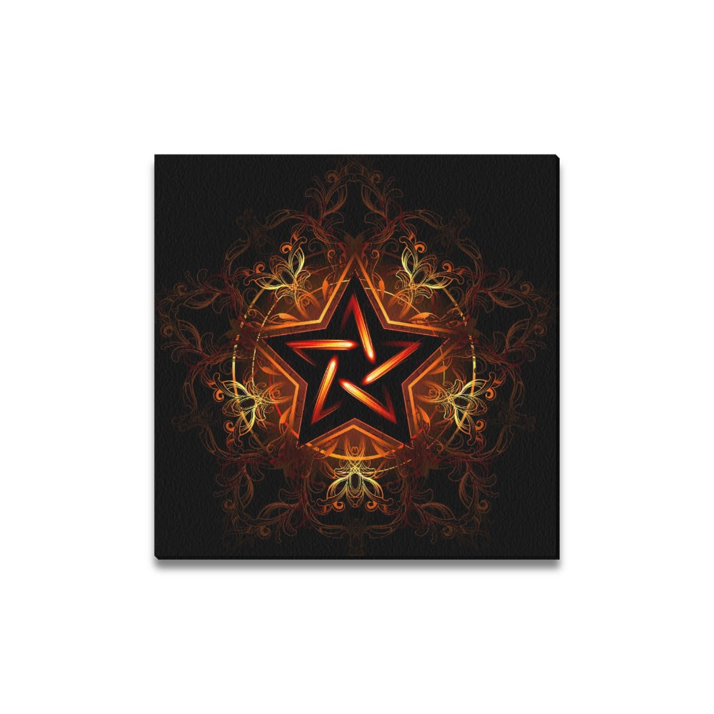 Earth Air Water Spirit Fire Canvas Print