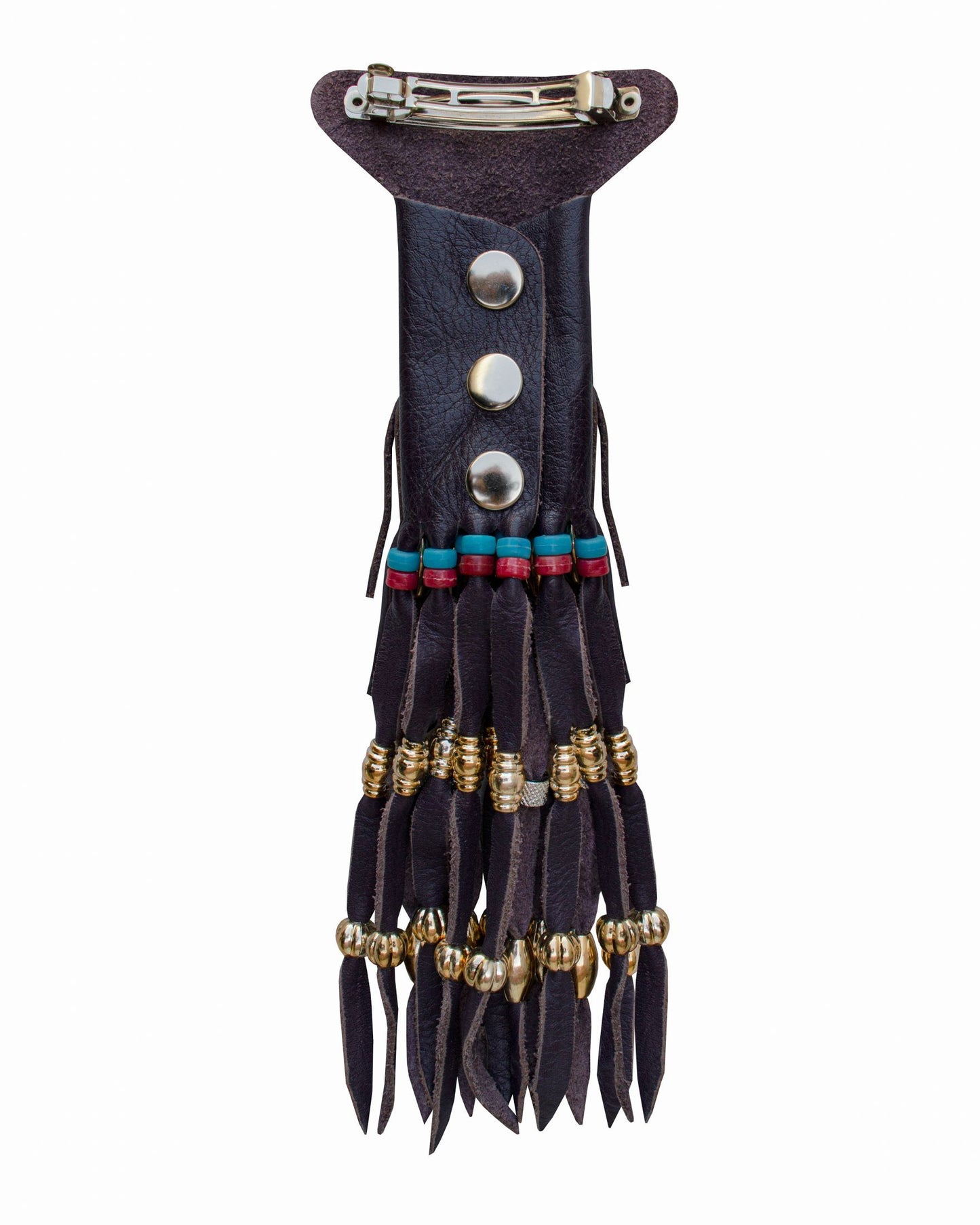 Women's Purple Motorcycle Ponytail Holder