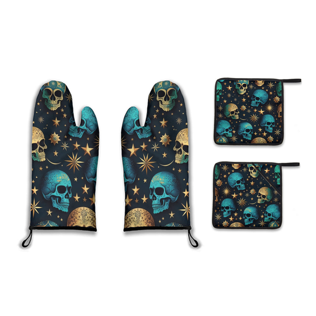Skulls Pot Holder Set