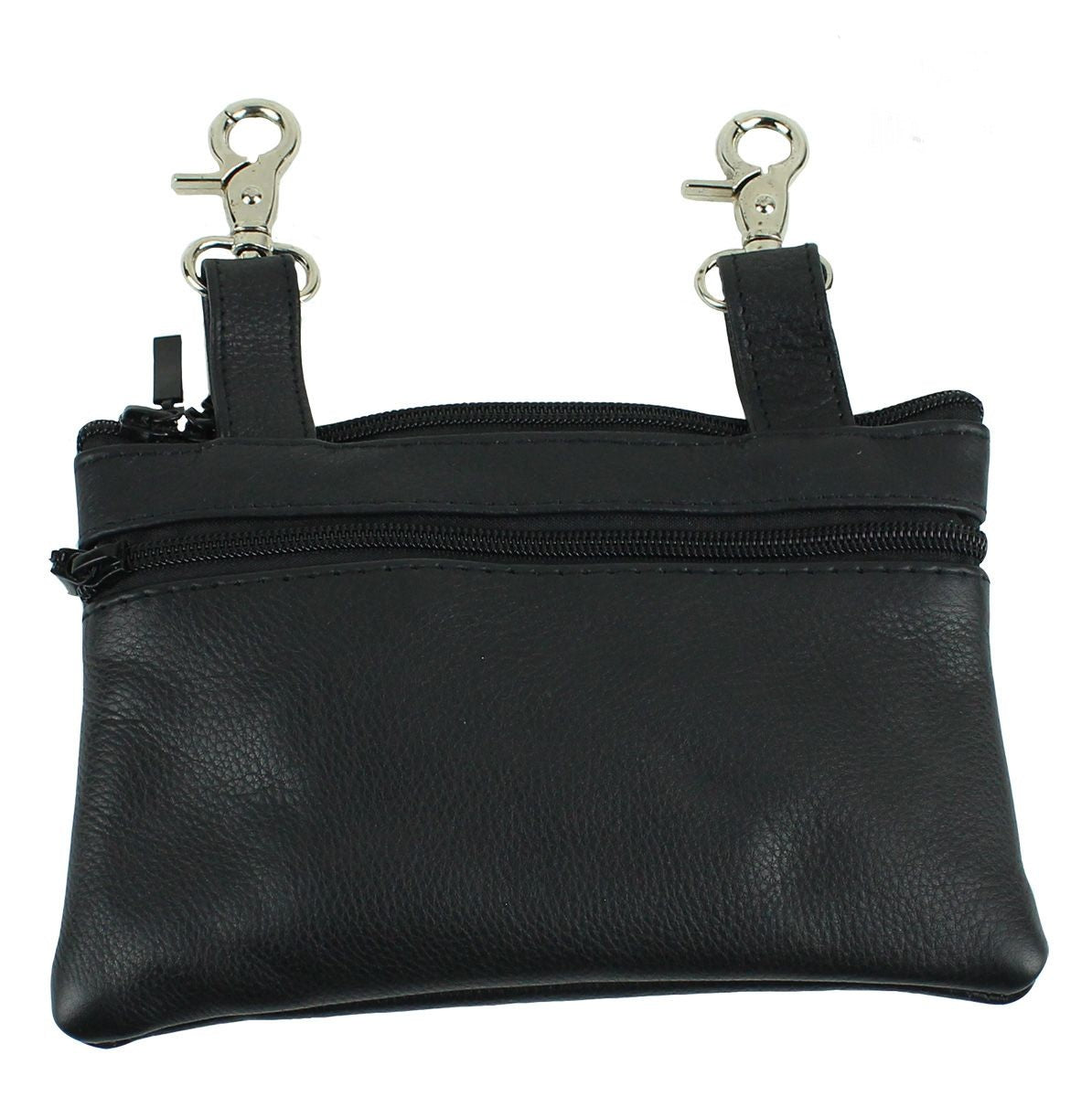 All Naked Cowhide Leather Black Butterfly Belt Bag