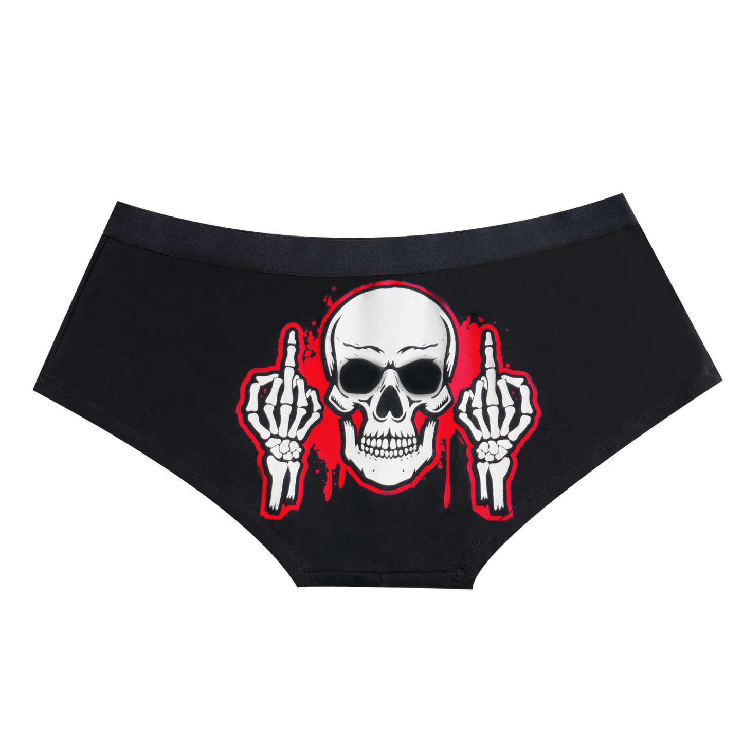 Skeleton Brief Biker Panty