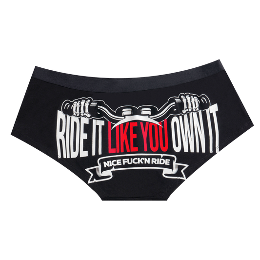 Ride It Like You Own It Brief Biker Panty