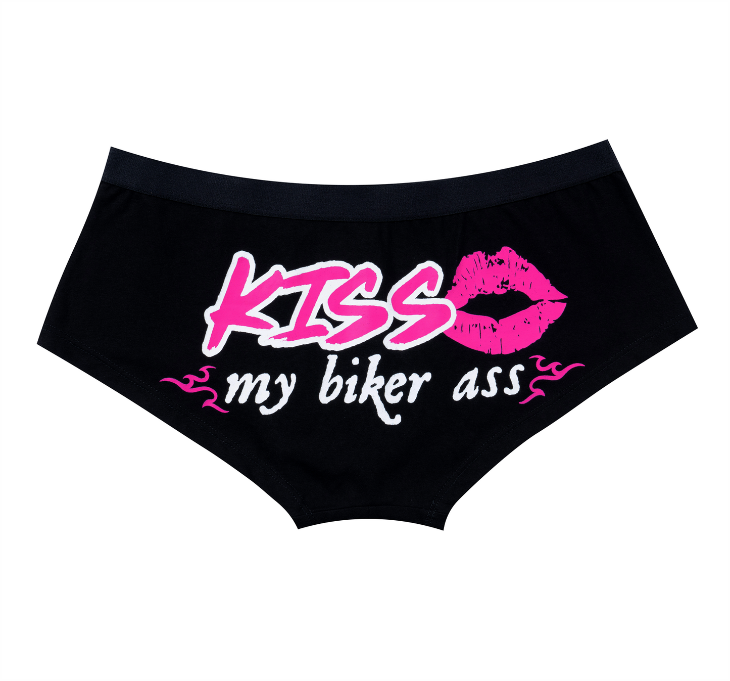 KISS my biker ass Brief Panty - Pink
