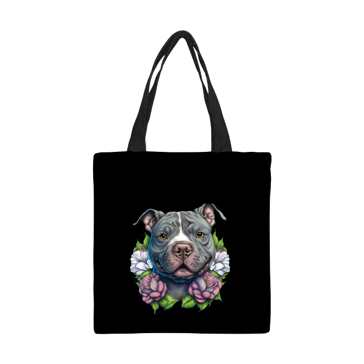 Dog Canvas Tote Bag - Small
