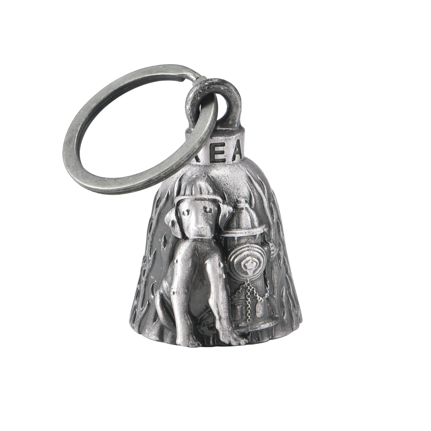 Fire Hydrant Firemen Dog Motorcycle Bell