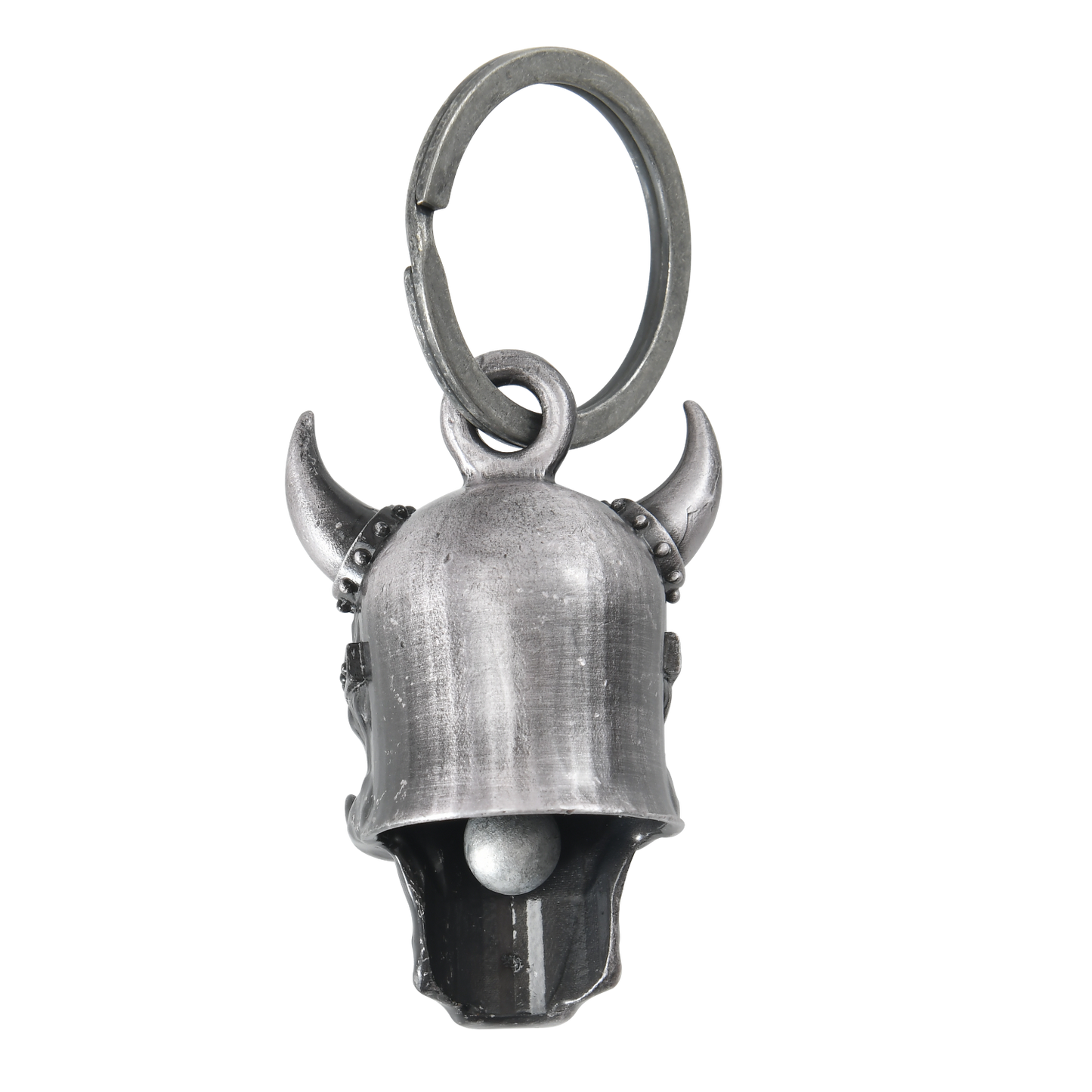 Viking Helmet Skull Black Stone Eyes Motorcycle Bell