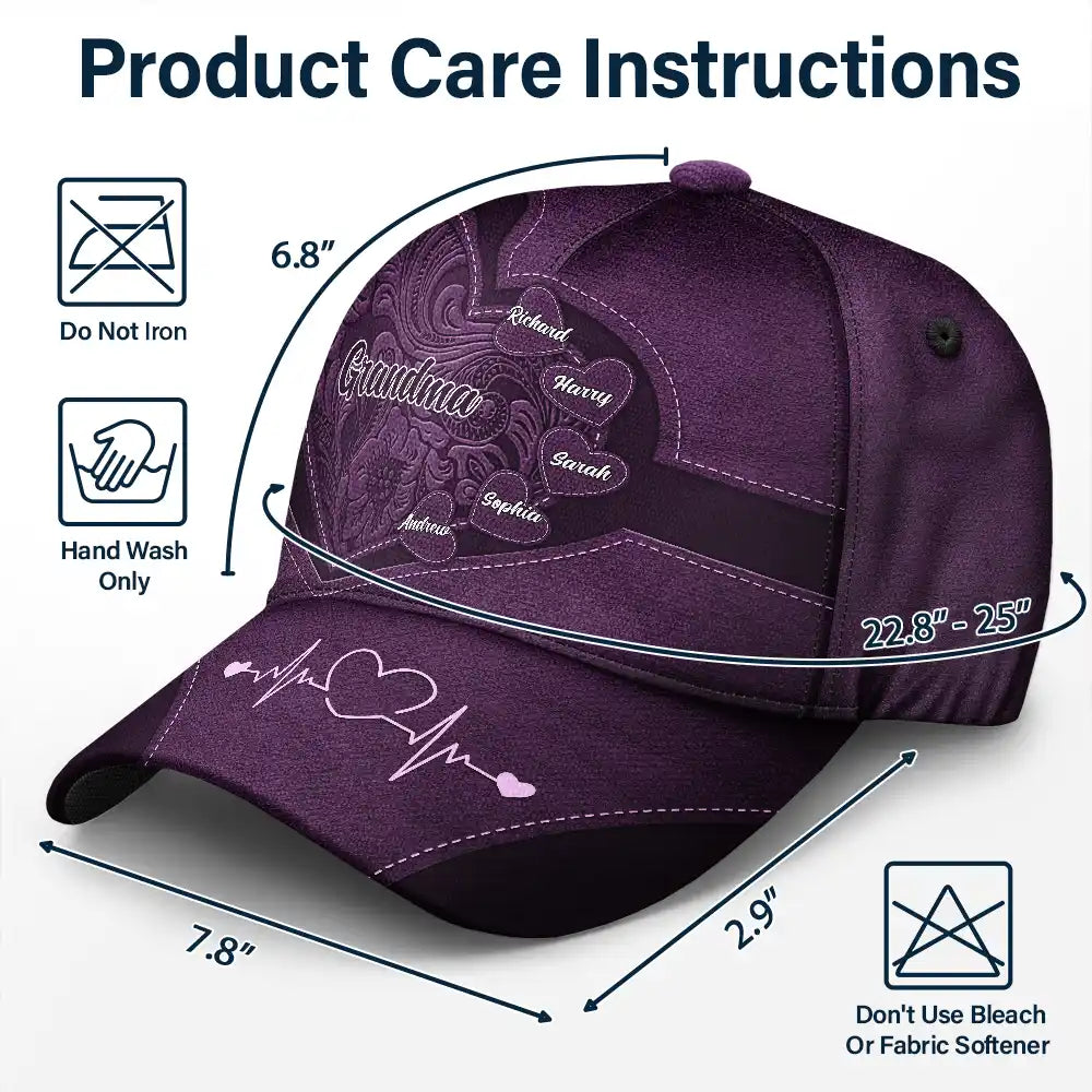 Grandma's Little Sweethearts - Personalized Classic Cap