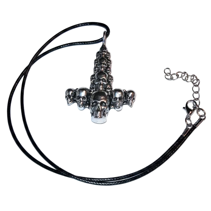 Skull Cross Pendant Necklace